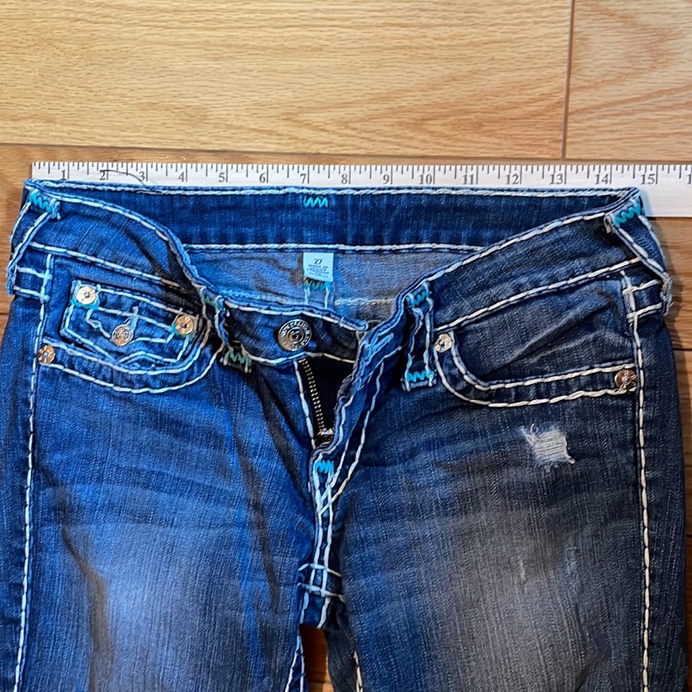 True Religion skinny flap jeans - Picture 6 of 14